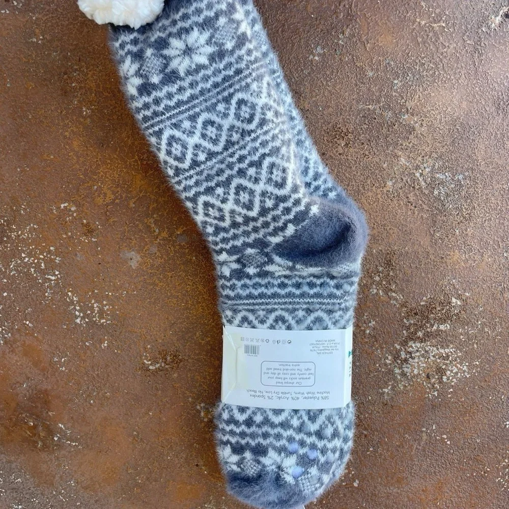 NWT men’s Sherpa comfy cozy winter socks size 39-46